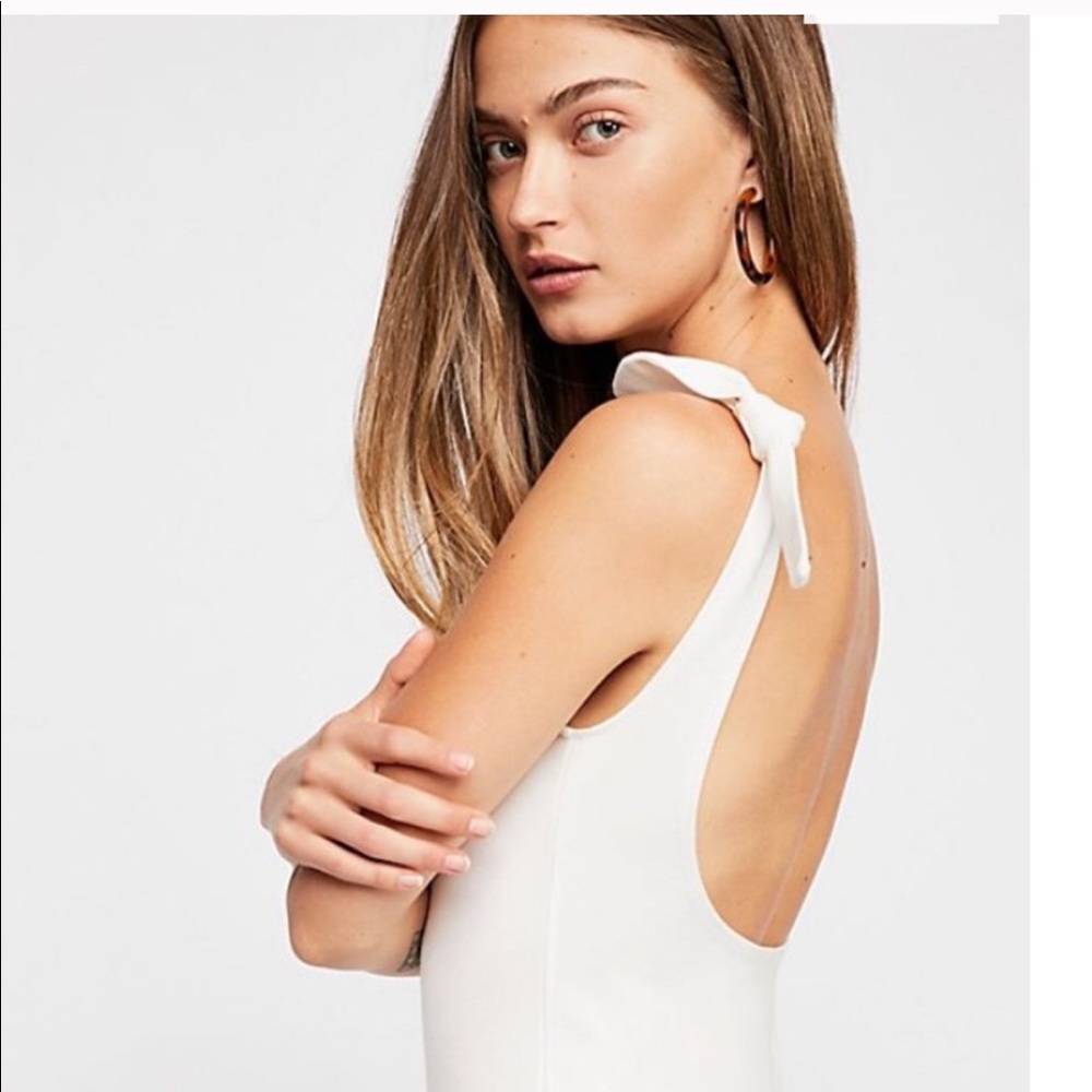 Free people tie shoulder bodysuit